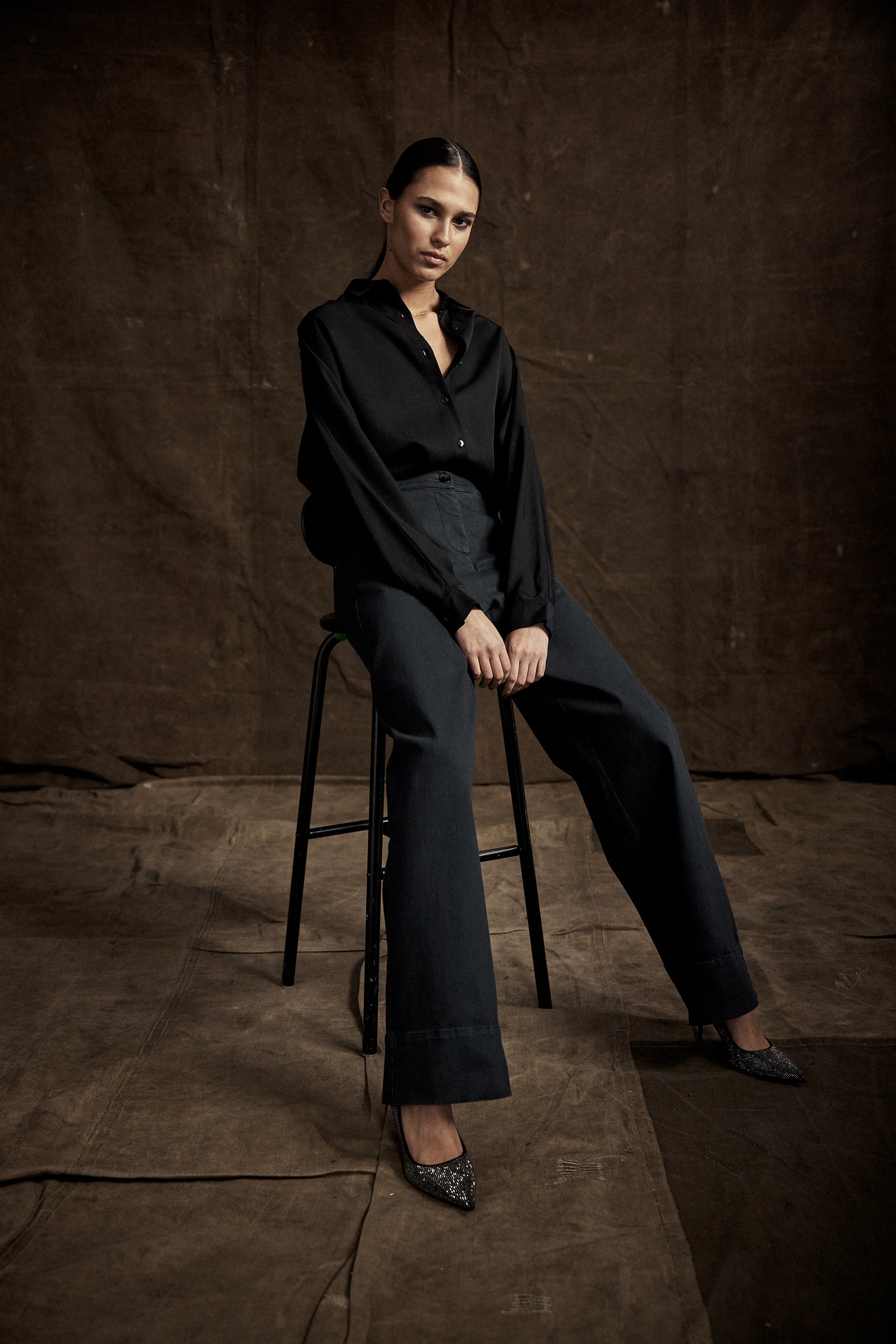 BEVERLY PANT WASHED TWILL – AVENY