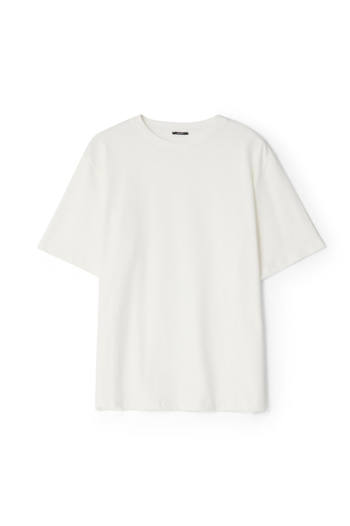 Vit basic t-shirt herr lite oversize