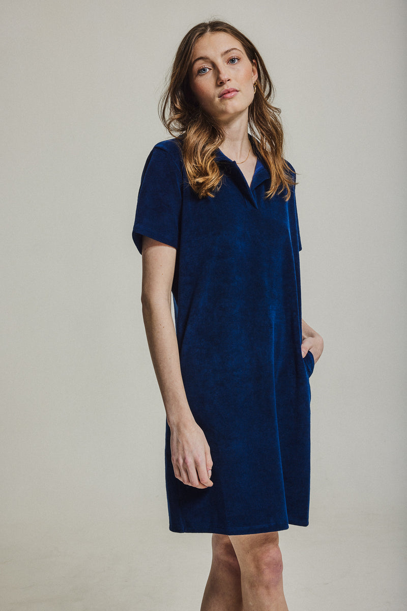 BLUE TOWEL DRESS AVENY